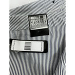 Soho Apparel Womans  Pullon Bermuda Shorts Large Blue White Stripe NWT Photo 3