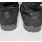 Toms  Black Suede Leather Perforated Slouch Mid Calf Boots Women's Size‎ 8.5 Photo 4