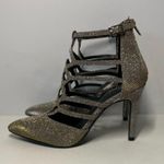 Fioni  Silver Strap Heels Photo 2