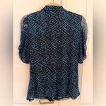 Jane and Delancey M Ruched Lined Fitted Blouse Photo 6