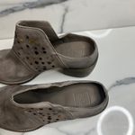 Seychelles  SEY Collection Women's Distressed Gray Suede Studded Mules 10 Western Photo 3