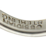 Sterling Silver Blue Obsidian Druzy Size 7 Ring Adjustable 925 Colorful Sparkle Silver Photo 5