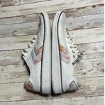 Dr. Scholl's Lace Up Leather Sneakers Women's 10M White Pastel Shoes Comfort Size 10 Photo 5