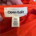 Open Edit  Scoop Neck Midi in Orange Women's XXS Photo 4