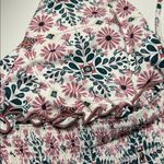 Anthropologie New by Lyric Smocked bikini top size 1X floral Photo 1