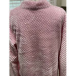 Celestial Dreams Pink Soft Cozy Waffle Plush Robe Zip Front Pkts Sz L EUC Size L Photo 5