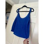 Ba&sh Boxy Short Crop Tank Top Blue Sleeveless Size 0 Designer Luxury Brand Photo 2