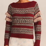 Love Shack Fancy  Baby Alpaca Striped Sweater Photo 0