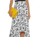 Maje Rosyla graphic pleated midi dress Photo 0