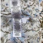 Laura Ashley  Sleeveless Linen Floral Romantic Mini Dress Lace Pockets - 12 Photo 12