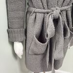 SKIMS  Cozy Boucle Knitted Robe Gray S/M Photo 2