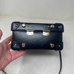 Globe Trotter The Centenary London Square Bag Black & Gold Photo 13