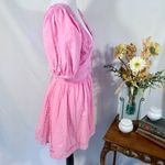 Urban Outfitters Marlee Open Back Eyelet Mini Dress Soft Pink Sz Medium🧡 Photo 5