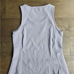 Athleta  Casual Sleeveless Ribbed Lavender Tank Midi Dress Size L Performance Photo 8