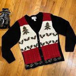 Vintage Women's Annex Ugly Christmas Sweater Cardigan Size L Size L Photo 0