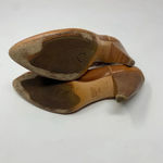 AGL Atillio Giusti Leombruni Heels Pointed Buckle Cognac Leather Brown Size 9.5 Photo 10