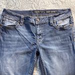 Miss Me  Easy Skinny Jeans Medium Wash Embellished Easy Access Pocket Sz 31💛 Photo 2