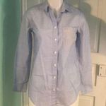 J.Crew NWT  Contrast-striped oxford shirt SzXS Photo 1