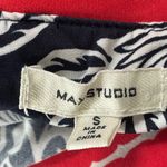 Max Studio  Dress Column Maxi Floral Black White Racerback Tank  Sleeveless Small Photo 6