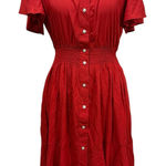 Wrangler Retro | Red snap front western dress size small Photo 0