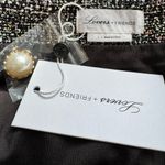 Lovers + Friends NWT REVOLVE  Wolfe Tweed Midi Dress with Pearl Buttons Size L Photo 8