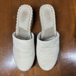 UGG  Palma Ivory Espadrille Wedge Mules Womens 8 SN 1653 Sandals Clogs Shearling Photo 5