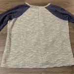 Roxy  Grey Neon Pink Confetti Blue Long Sleeve Sweater; Large Photo 7