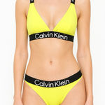 Calvin Klein  swim bikini in neon yellow NWT Photo 0