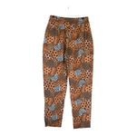 Vintage Newport Womens Brown Black High Waist Animal Print Pants Size L Size L Photo 1