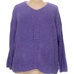 Style & Co . Lavender V-Neck Sweater Photo 0