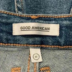 Good American high rise ripped jean shorts in size 22 Photo 2