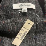 Madewell Womens Ribbed Charcoal Mock Neck Sweater Dress Size XS Photo 5