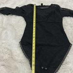 All Saints Nyla Black Lace Bodysuit Photo 10