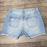 Zenana Outfitters  Light Blue Distressed Jean Shorts Photo 4