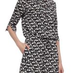 Diane Von Furstenberg Diane Von Furstenburg Opal Jungle Animal Print Silk Button Front Romper Size 6 Photo 0