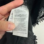 Old Navy Tunic S Black Cotton Eyelet Embroidered Tassel Boho Beach Cover Up Photo 4