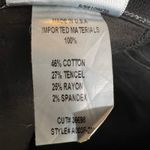 AGOLDE  Sophie Coated Skinny Jeans Black Waxed Denim Size 25 High Rise Photo 5