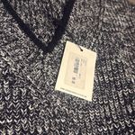 John + Jenn  Chunky Knit Black and White V-Neck Sweater Photo 2