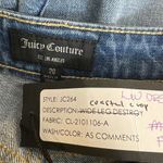 Juicy Couture Wide Leg Destroyed Jeans Size 26 New Photo 7