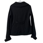 Clorinda‎ Cardigan Sweater Merino Wool Blend Black Small Made in Italy Designer Photo 1