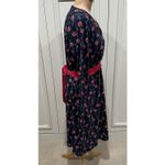 Frugi Organic Cotton Dress Floral Print MIDI Boho Artsy Granola Cottagecore Size L Photo 2
