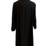 Vintage Black Swing Coat Women's M Mid Photo 2