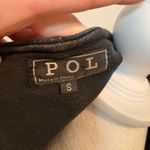 POL  open front embroidered lace washed‎ black oversized cardigan size S Photo 4