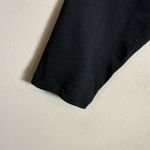 Sundance  Criss Cross Draping V-Neck Knee Length Wrap Dress Women's Large Black Photo 9