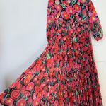 Farm Rio Garden Party Pleated Drop-Waist Maxi Dress, Size XS Photo 9