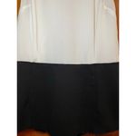 Aritzia  Wilfred Women XS Peplum Plunge Open Back Sleeveless Top in White & Black Photo 12