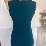 Loft Turquoise Sequin Embellished Tank Top Photo 1
