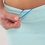 Lululemon  Run Pace Setter Skirt Tennis Golf Aquamarine Sz 10 Rare Retired 2013 Photo 4