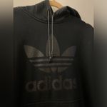 Adidas  Logo Black Hoodie Photo 2