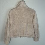 Billabong Teddy Faux Fur Full Zip Jacket Warm Cozy Fall Pockets Tan Winter Hygge Photo 7